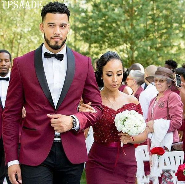 2019 burgundy groomsmen blazers single breasted lapel prom suits slim fit homme coat men tuxedos male jacket, White;black
2019 burgundy groomsmen blazers single breasted lapel prom suits slim fit homme coat men tuxedos male jacket, White;black