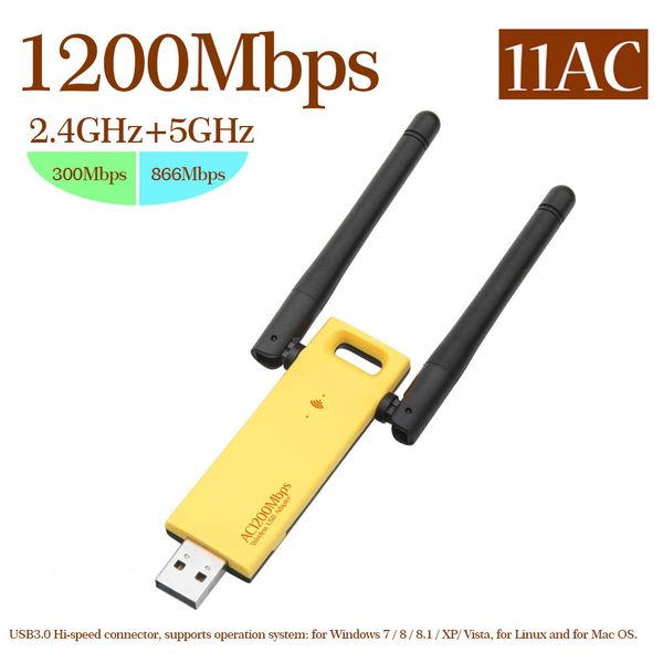 Мини USB 3.0 Wi-Fi Адаптер 1200 Мбит / с Антенна WiFi Приемник Беспроводная Сетевая Карта 802.
Мини USB 3.0 Wi-Fi Адаптер 1200 Мбит / с Антенна WiFi Приемник Беспроводная Сетевая Карта 802.