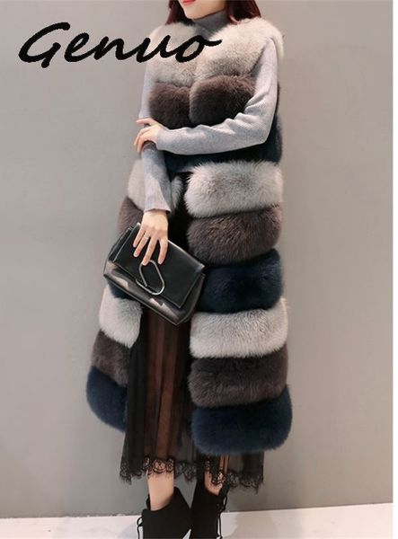 genuo 2019 autumn and winter new women fashion warm fur ladies long section color mosaic fake fur grass large size s~3xl, Black
genuo 2019 autumn and winter new women fashion warm fur ladies long section color mosaic fake fur grass large size s~3xl, Black