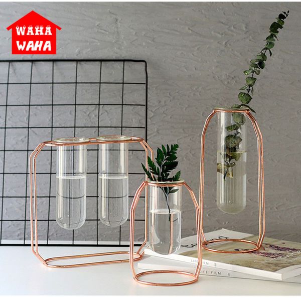 nordic style glass iron art vase rose gold ceometric shape flowerpot garden modern home decor wedding decoration accessories
nordic style glass iron art vase rose gold ceometric shape flowerpot garden modern home decor wedding decoration accessories