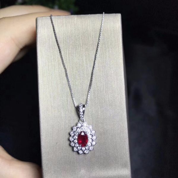 uloveido natural ruby pendant necklace for women, 925 sterling silver, 4*6mm july birthstone gemstone wedding jewelry fn159
uloveido natural ruby pendant necklace for women, 925 sterling silver, 4*6mm july birthstone gemstone wedding jewelry fn159