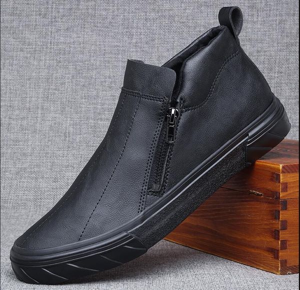 spring autumn new design men shoes fashion man leather casual shoes men comfortable loafers flat shoes, Black
spring autumn new design men shoes fashion man leather casual shoes men comfortable loafers flat shoes, Black