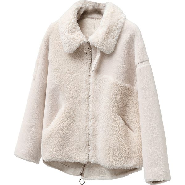 real fur coat wool jacket autumn winter coat women clothes 2020 korean vintage sheep shearling fur women abrigo mujer t3454, Black
real fur coat wool jacket autumn winter coat women clothes 2020 korean vintage sheep shearling fur women abrigo mujer t3454, Black