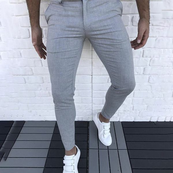 men formal business slim fit slacks pants plus size tight pencil long trousers, Black
men formal business slim fit slacks pants plus size tight pencil long trousers, Black
