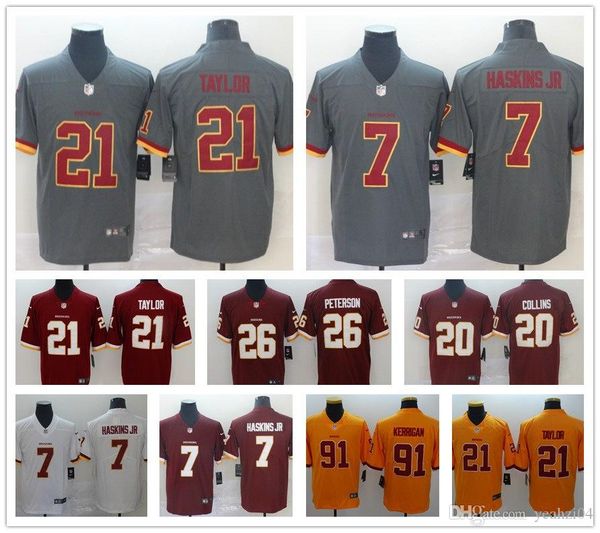 men's washington jersey redskin #7 dwayne haskins jr 21 sean taylor 20 landon collins 86 reed 91 ryan kerrigan women youth jerseys, Black;red
men's washington jersey redskin #7 dwayne haskins jr 21 sean taylor 20 landon collins 86 reed 91 ryan kerrigan women youth jerseys, Black;red