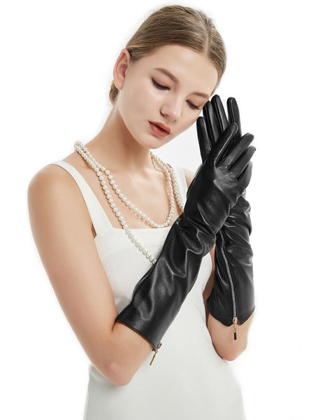40cm(15.75") long side real open full zipper style real sheep leather gloves black, Blue;gray
40cm(15.75") long side real open full zipper style real sheep leather gloves black, Blue;gray