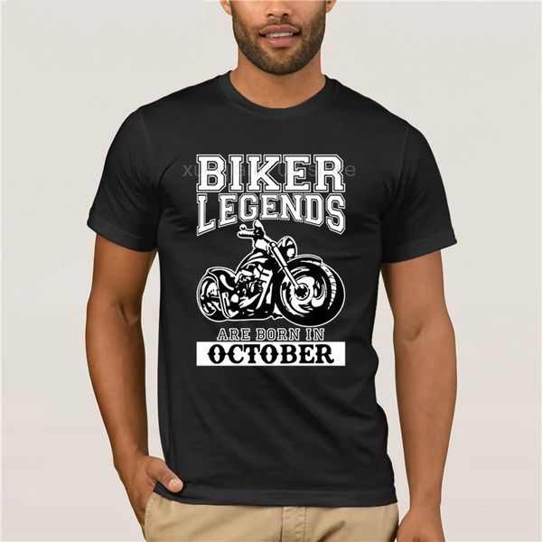 biker legends are born in october t shirt bikers dad christmas birthday gift, White;black
biker legends are born in october t shirt bikers dad christmas birthday gift, White;black