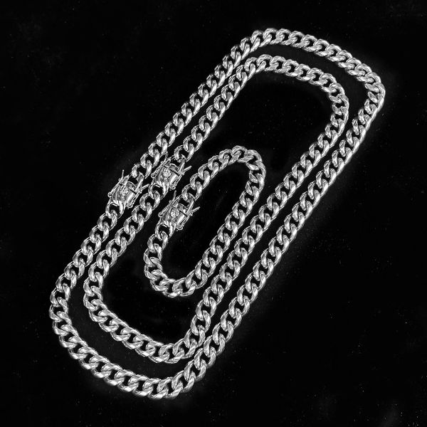 cuban link chains 45cm cuban necklace cuban link choker gold silver titanium steel encrypted necklace
cuban link chains 45cm cuban necklace cuban link choker gold silver titanium steel encrypted necklace