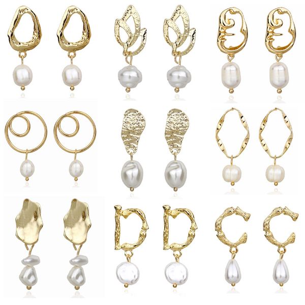vintage gold drop earrings for women 2019 brincos geometric drop earring big diy wedding irregular freshwater pearl jewelry, Silver
vintage gold drop earrings for women 2019 brincos geometric drop earring big diy wedding irregular freshwater pearl jewelry, Silver