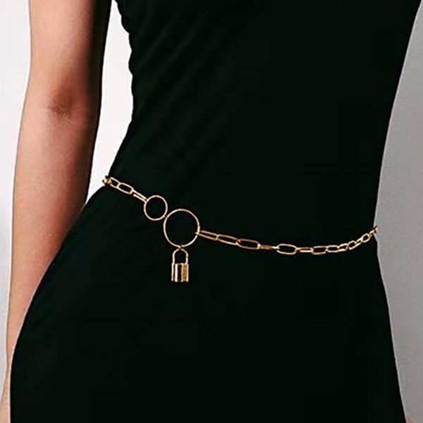 diezi multilayer gold silver color metal belly chain waist belly chain fashion lock circle body chains women boho body jewelry
diezi multilayer gold silver color metal belly chain waist belly chain fashion lock circle body chains women boho body jewelry