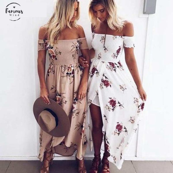women slash neck floral printed boho dress fashion beach summer dresses ladies strapless long maxi dress vestidos s 5xl, Black;gray
women slash neck floral printed boho dress fashion beach summer dresses ladies strapless long maxi dress vestidos s 5xl, Black;gray