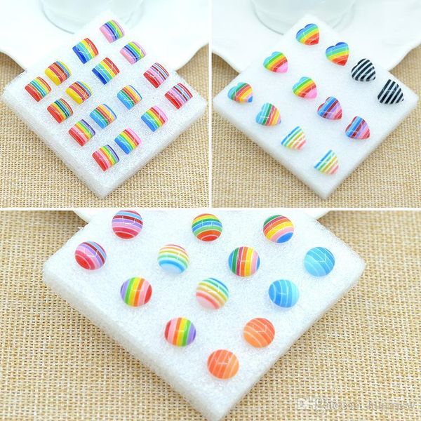 earrings for women fine jewelry 2016 new fashion women jewelry creative personality earring plastic rainbow earrings for women stud earrings, Golden;silver
earrings for women fine jewelry 2016 new fashion women jewelry creative personality earring plastic rainbow earrings for women stud earrings, Golden;silver
