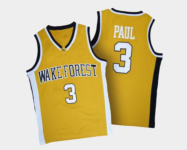 chris paul #3 men's wake forest demon deacons tim duncan #21 gold black white stitched college basketball jersey
chris paul #3 men's wake forest demon deacons tim duncan #21 gold black white stitched college basketball jersey