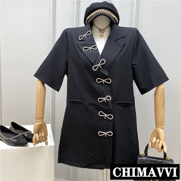 streetwear bling rhinestone bow short sleeve loose suit jacket female summer 2020 new mid-length elegant blazer dress, White;black
streetwear bling rhinestone bow short sleeve loose suit jacket female summer 2020 new mid-length elegant blazer dress, White;black