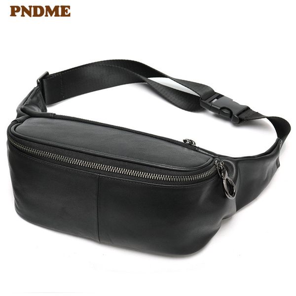 pndme simple casual genuine leather men's waist packs natural cowhide multifunctional sports chest crossbody bag daily belt bag
pndme simple casual genuine leather men's waist packs natural cowhide multifunctional sports chest crossbody bag daily belt bag