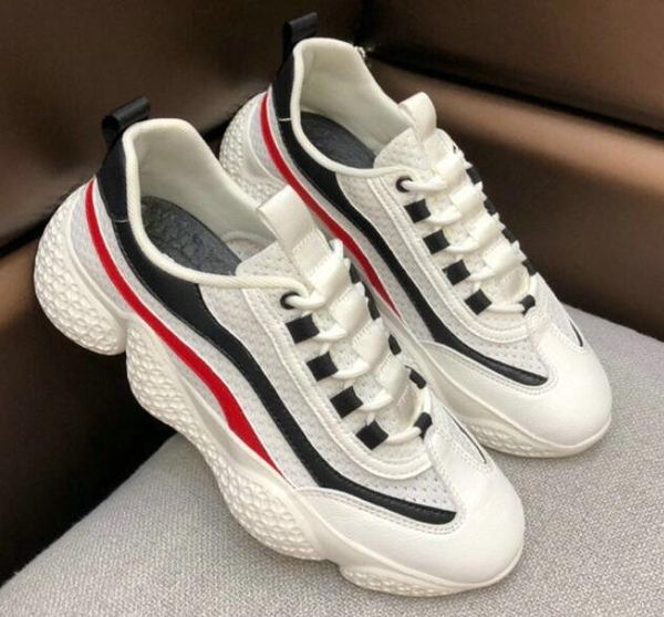 2019 real leather stripe designer casual platform men runner shoes foam lightweight outsole mens sneakers 38-44, Black
2019 real leather stripe designer casual platform men runner shoes foam lightweight outsole mens sneakers 38-44, Black