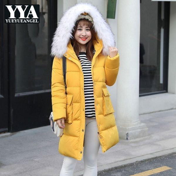 2019 winter large size 4xl parka jacket women thick warm hooded fur collar black yellow overcoat fashion long female outerwear
2019 winter large size 4xl parka jacket women thick warm hooded fur collar black yellow overcoat fashion long female outerwear