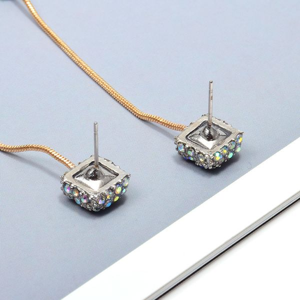 fashion- new full crystals long earring high-quality colorful rhinestone drop earrings za fashion jewelry accessories for women, Silver
fashion- new full crystals long earring high-quality colorful rhinestone drop earrings za fashion jewelry accessories for women, Silver