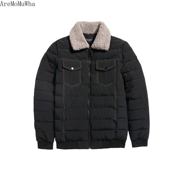 aremomuwha 2018 winter new men's korean version repair lapel multi-pocket tide coat young man maolingaozi mens winter coatsqx199, Black
aremomuwha 2018 winter new men's korean version repair lapel multi-pocket tide coat young man maolingaozi mens winter coatsqx199, Black