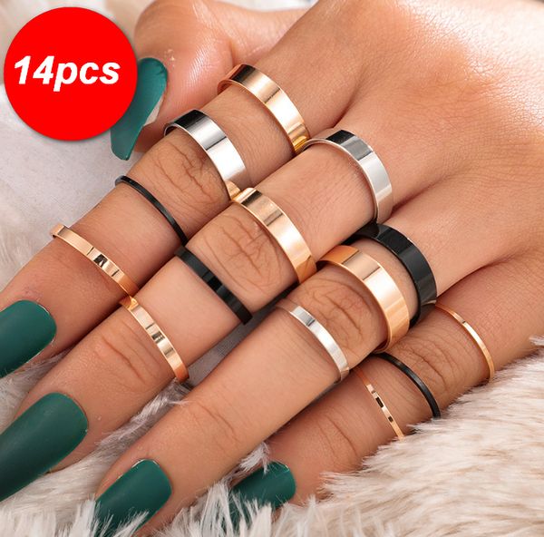 14pcs minimalist rings womens fashion original design gold color round hollow geometric rings twist open joint acc320, Golden;silver
14pcs minimalist rings womens fashion original design gold color round hollow geometric rings twist open joint acc320, Golden;silver
