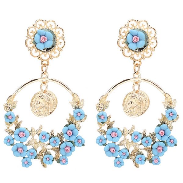 fashion 4 color baroque drop earring jewelry european style flower branch dangle earrings for women, Silver
fashion 4 color baroque drop earring jewelry european style flower branch dangle earrings for women, Silver