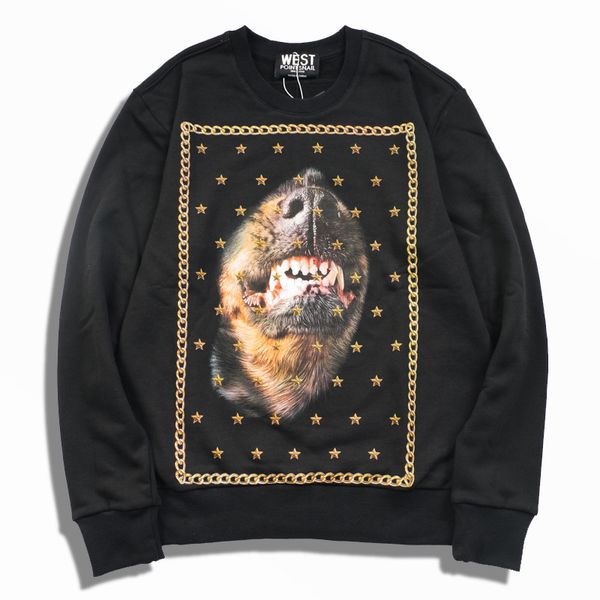 new novelty men golden chain star dog teeth hoodies hoody hooded sweatshirts velvet cotton drake thicken fleece, Black
new novelty men golden chain star dog teeth hoodies hoody hooded sweatshirts velvet cotton drake thicken fleece, Black