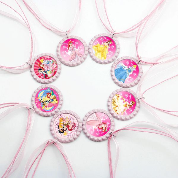 1pcs cute cartoon princess ribbon necklace children jewelry kids fashion pendant for girls birthday gifts bn004, Silver
1pcs cute cartoon princess ribbon necklace children jewelry kids fashion pendant for girls birthday gifts bn004, Silver
