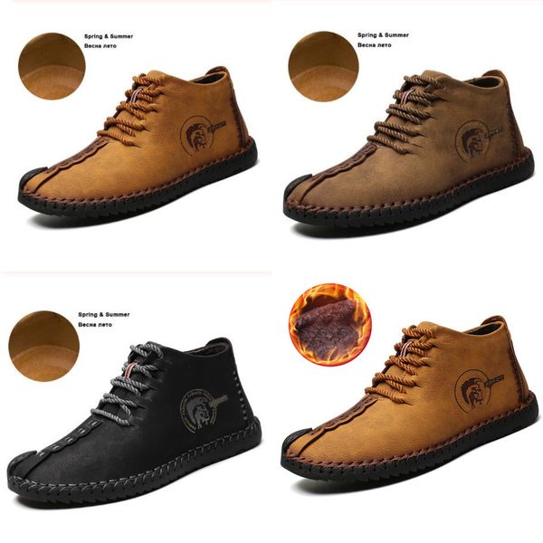 valstone winter men's leather casual sneakers large size 48 vintage frosty boots high-warm shoes khaki black golden
valstone winter men's leather casual sneakers large size 48 vintage frosty boots high-warm shoes khaki black golden