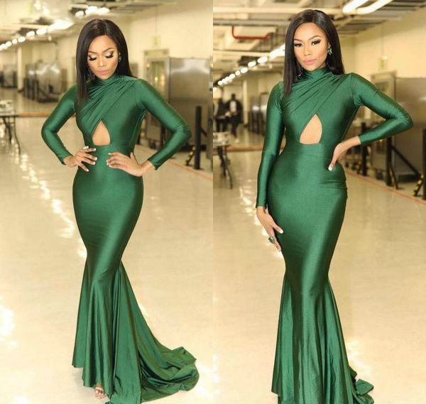 high neck prom dress keyhole long sleeves celebrity formal holiday wear party gown custom made plus size, Black
high neck prom dress keyhole long sleeves celebrity formal holiday wear party gown custom made plus size, Black