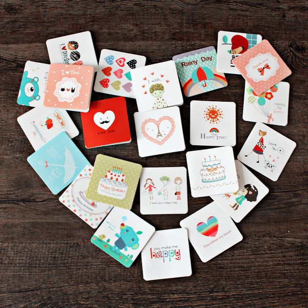 10pcs/set korea creative cute mini greeting card birthday card message greeting cards kraft cards
10pcs/set korea creative cute mini greeting card birthday card message greeting cards kraft cards