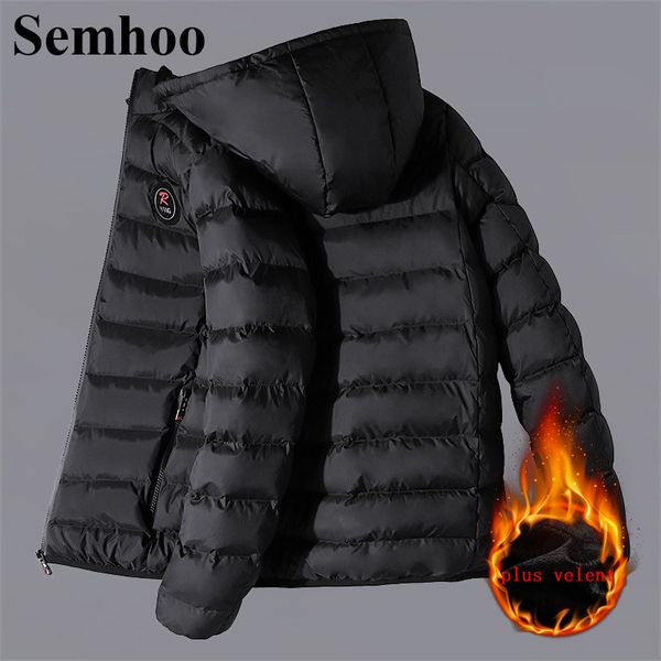 mens winter jackets and coats casual hooded trend solid color simple wild cotton coat plus velvet warm plus size slim mens, Black
mens winter jackets and coats casual hooded trend solid color simple wild cotton coat plus velvet warm plus size slim mens, Black