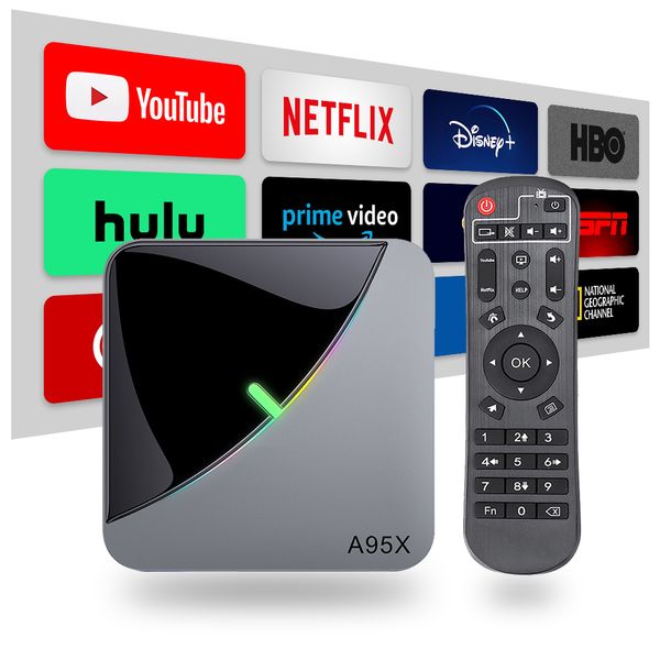 A95X F3 Air 8K RGB Light TV Box Android 9.0 Amlogic S905X3 4GB 64GB Dual Wifi 4K 60fps Netflix Youtube Smart TV A95X Air
A95X F3 Air 8K RGB Light TV Box Android 9.0 Amlogic S905X3 4GB 64GB Dual Wifi 4K 60fps Netflix Youtube Smart TV A95X Air