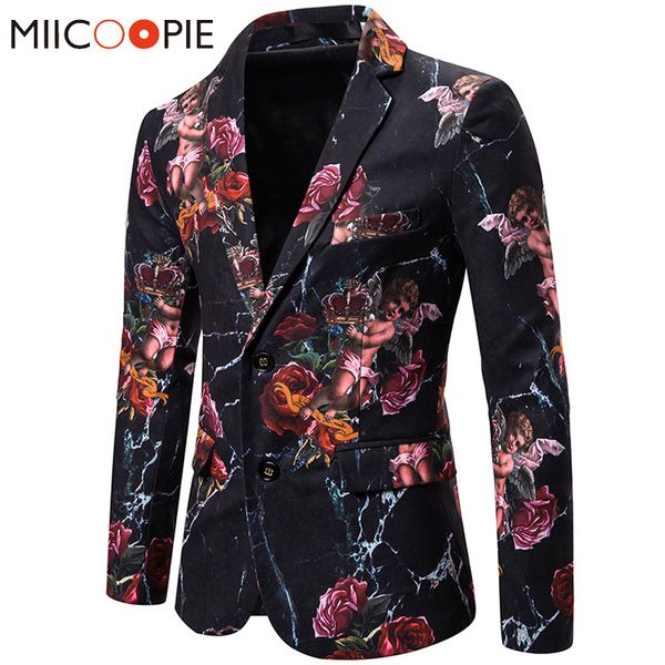 men rose floral blazers suits jackets lovely angel mens printed blazer euro size single breasted blazer masculino, White;black
men rose floral blazers suits jackets lovely angel mens printed blazer euro size single breasted blazer masculino, White;black