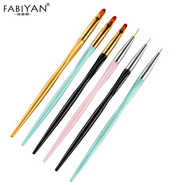 3pcs nail art liner pen uv gel polish tools set manicure drawing acrylic builder tips carving flower painting brush 3d design, Yellow
3pcs nail art liner pen uv gel polish tools set manicure drawing acrylic builder tips carving flower painting brush 3d design, Yellow