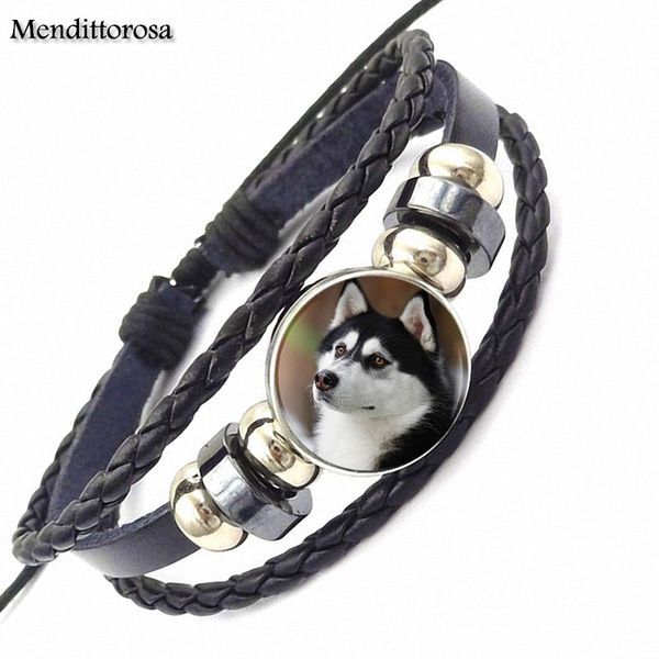 ej glaze glass black leather bracelet bangle jewelry bijouterie for women party gift siberian husky dog, Golden;silver
ej glaze glass black leather bracelet bangle jewelry bijouterie for women party gift siberian husky dog, Golden;silver