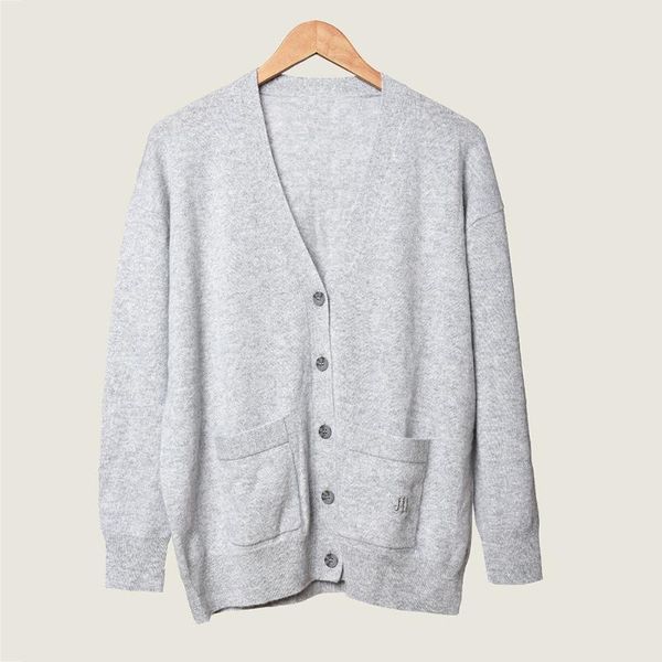 19 temperament simple solid color single row buckle goat velvet cardigan knitting 91075, White
19 temperament simple solid color single row buckle goat velvet cardigan knitting 91075, White