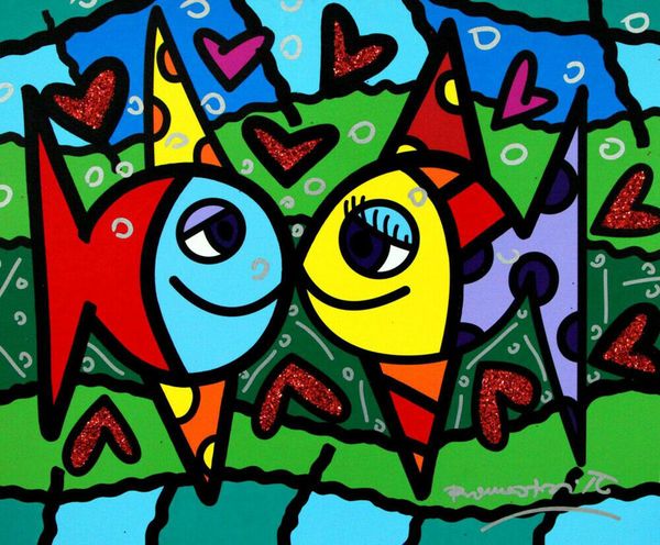 romero britto cartoon art wall decor "kissing fish" home decor handpainted & hd print oil painting on canvas wall art canvas pictu
romero britto cartoon art wall decor "kissing fish" home decor handpainted & hd print oil painting on canvas wall art canvas pictu