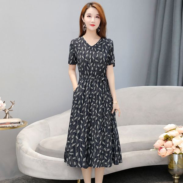 wholesale women's new summer dress was thin middle-aged and elderly cotton silk skirt, Black;gray
wholesale women's new summer dress was thin middle-aged and elderly cotton silk skirt, Black;gray