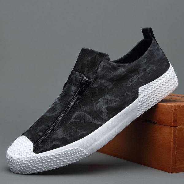fashion 2020 canvas sneakers men summer breathable casual shoes men trainers zapatillas hombre tenis, Black 
fashion 2020 canvas sneakers men summer breathable casual shoes men trainers zapatillas hombre tenis, Black