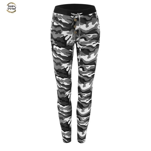 army camouflage pants women long skinny pants with pocket drawstring trousers sweatpants joggers for women femme, Black;white
army camouflage pants women long skinny pants with pocket drawstring trousers sweatpants joggers for women femme, Black;white