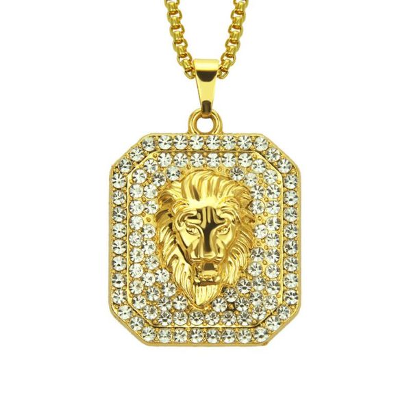 hip hop new diamond inlaid lion head tide pendant necklaces for men women mens pendants 2020 new, Silver
hip hop new diamond inlaid lion head tide pendant necklaces for men women mens pendants 2020 new, Silver