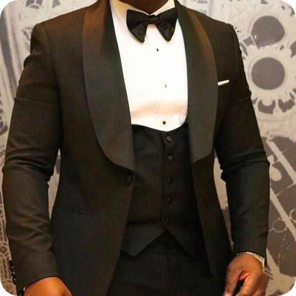 wide shawl lapel black 2019 men suits for wedding slim fit groom tuxedos groomsmen suit man blazer 3piece latest coat pants costume homme, Black;gray
wide shawl lapel black 2019 men suits for wedding slim fit groom tuxedos groomsmen suit man blazer 3piece latest coat pants costume homme, Black;gray