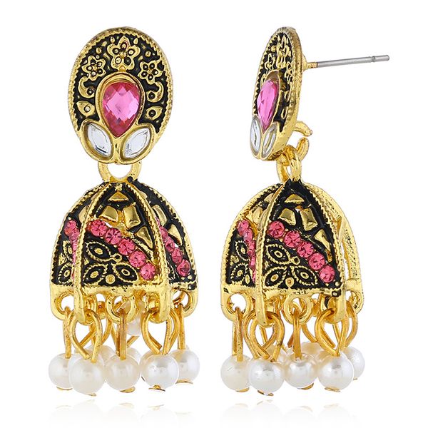 europeans and americans exaggerated wish bell pendant earrings national wind earrings exploded bohemian style, Golden
europeans and americans exaggerated wish bell pendant earrings national wind earrings exploded bohemian style, Golden