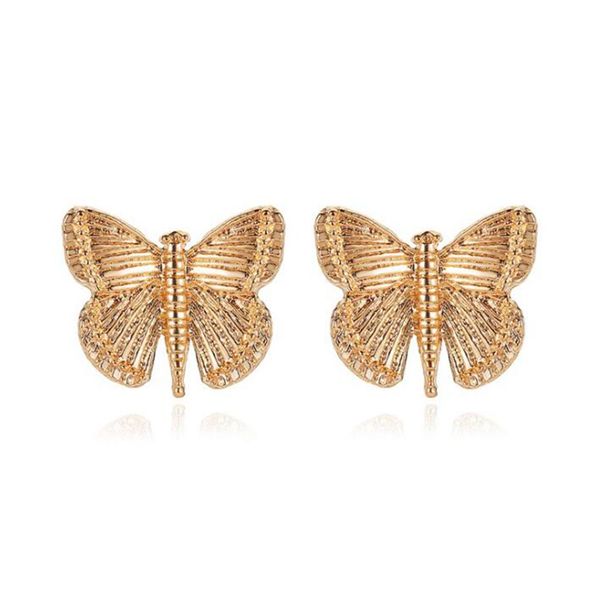 scrub butterfly earrings for women animal wing stud earrings female personality party ear ring jewelry accessories oorbellen, Golden;silver
scrub butterfly earrings for women animal wing stud earrings female personality party ear ring jewelry accessories oorbellen, Golden;silver