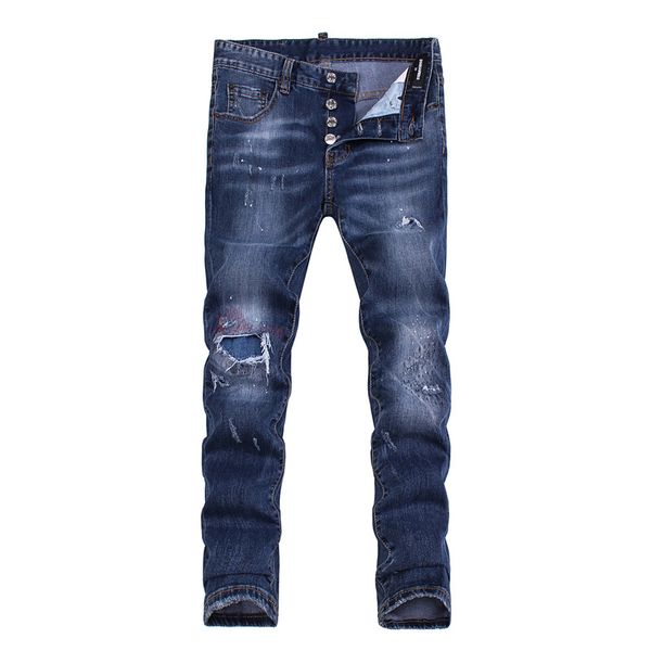 2020 mens jeans brand jean hole jeans luxury mens trousers harajuku street locomotive trousers motorcycle mens skinny jeans, Blue
2020 mens jeans brand jean hole jeans luxury mens trousers harajuku street locomotive trousers motorcycle mens skinny jeans, Blue