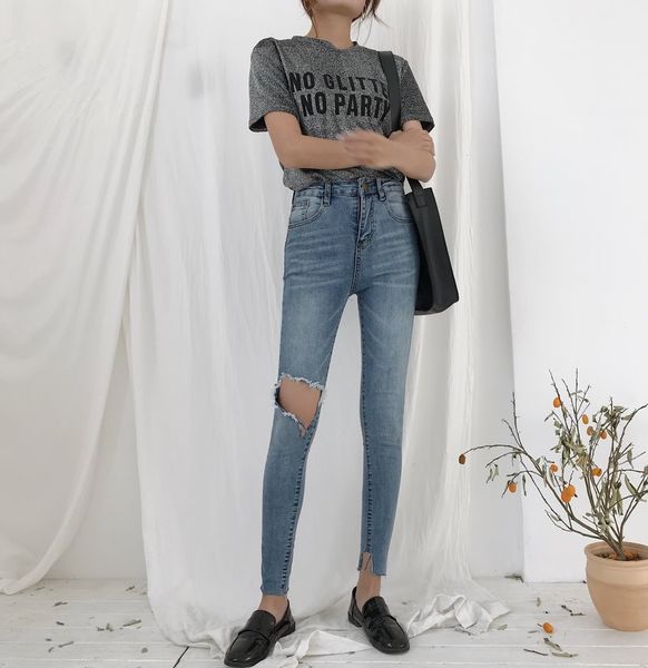 wholesale 2018 new autumn winter selling women's fashion casual denim pants a2112, Blue
wholesale 2018 new autumn winter selling women's fashion casual denim pants a2112, Blue
