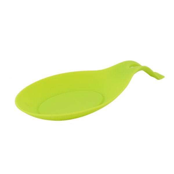 2018 New Silicone Spoon Rest Heat Resistant Kitchen Utensil Spatula Holder Cooking Tool Kitchen Tool Home Hot Search