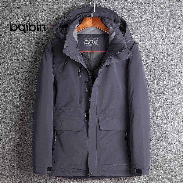 winter men's down jackets duck down winter warm waterproof long coat hooded removable outerwear jacket, Black
winter men's down jackets duck down winter warm waterproof long coat hooded removable outerwear jacket, Black