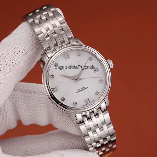 6 цвет 32.7mm fashion lady элегантные часы 424.10.33.20.05.001 белый циферблат miyota 8215 автоматические женские часы браслет из нержавеюще, Slivery;brown
6 цвет 32.7mm fashion lady элегантные часы 424.10.33.20.05.001 белый циферблат miyota 8215 автоматические женские часы браслет из нержавеюще, Slivery;brown