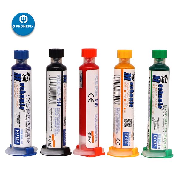 phonefix uv solder resist mask soldering paste flux cream welding fluxes oil green yellow red blue for pcb bga welding repair
phonefix uv solder resist mask soldering paste flux cream welding fluxes oil green yellow red blue for pcb bga welding repair